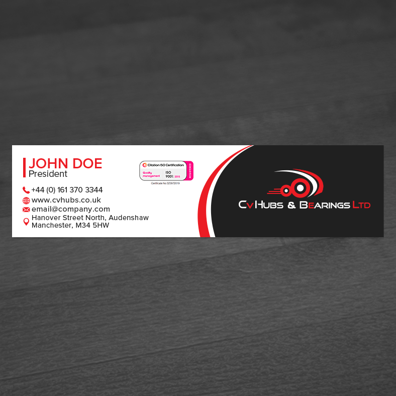 Stationery Design by WellDesign for CV Hubs & Bearings Ltd | Design #30556610
