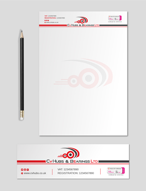 Stationery Design by LAXMI DESIGNHUB for CV Hubs & Bearings Ltd | Design: #30555453