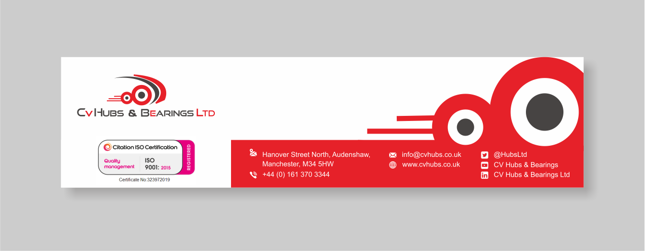 Stationery Design by vintana for CV Hubs & Bearings Ltd | Design #30565551
