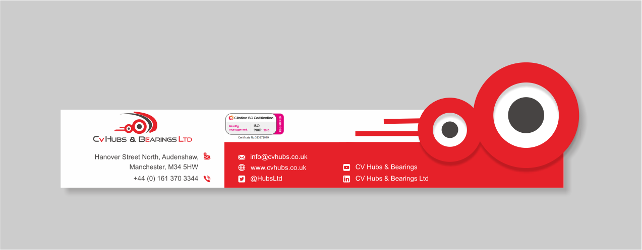 Stationery Design by vintana for CV Hubs & Bearings Ltd | Design #30565577
