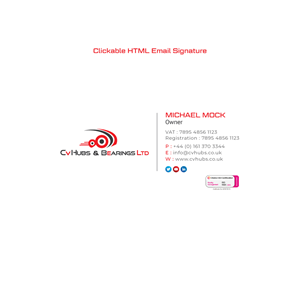 Stationery Design by R.design for CV Hubs & Bearings Ltd | Design: #30554111