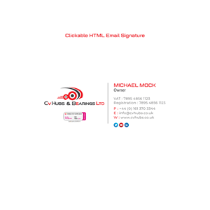 Stationery Design by R.design for CV Hubs & Bearings Ltd | Design: #30554175