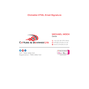 Stationery Design by R.design for CV Hubs & Bearings Ltd | Design: #30554480
