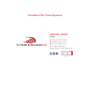 Stationery Design by R.design for CV Hubs & Bearings Ltd | Design: #30554568