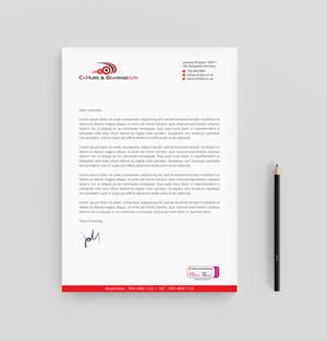 Stationery Design by R.design for CV Hubs & Bearings Ltd | Design: #30559129