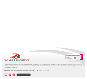 Stationery Design by WNP for CV Hubs & Bearings Ltd | Design: #30617914