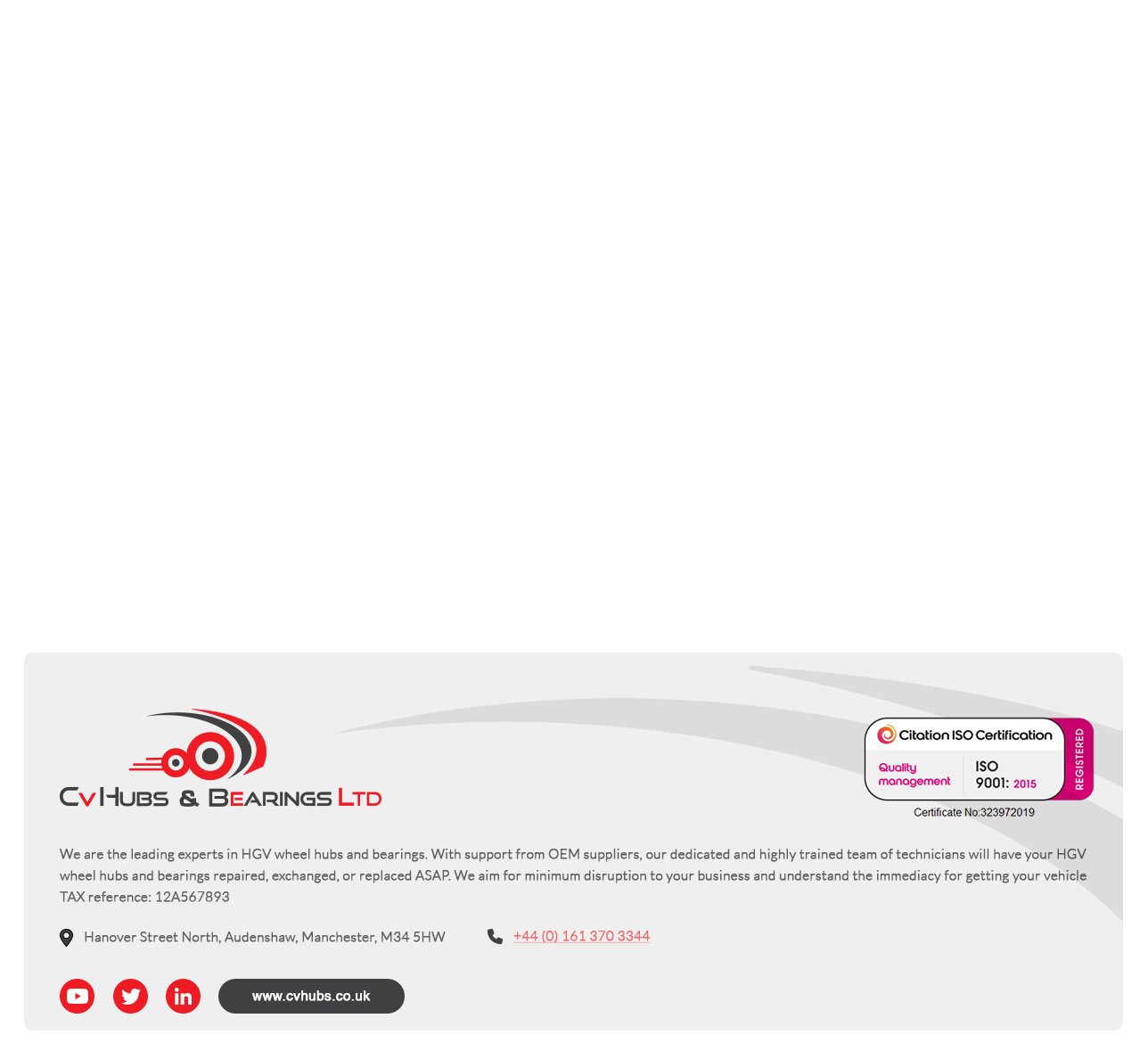 Stationery Design by WNP for CV Hubs & Bearings Ltd | Design #30617915