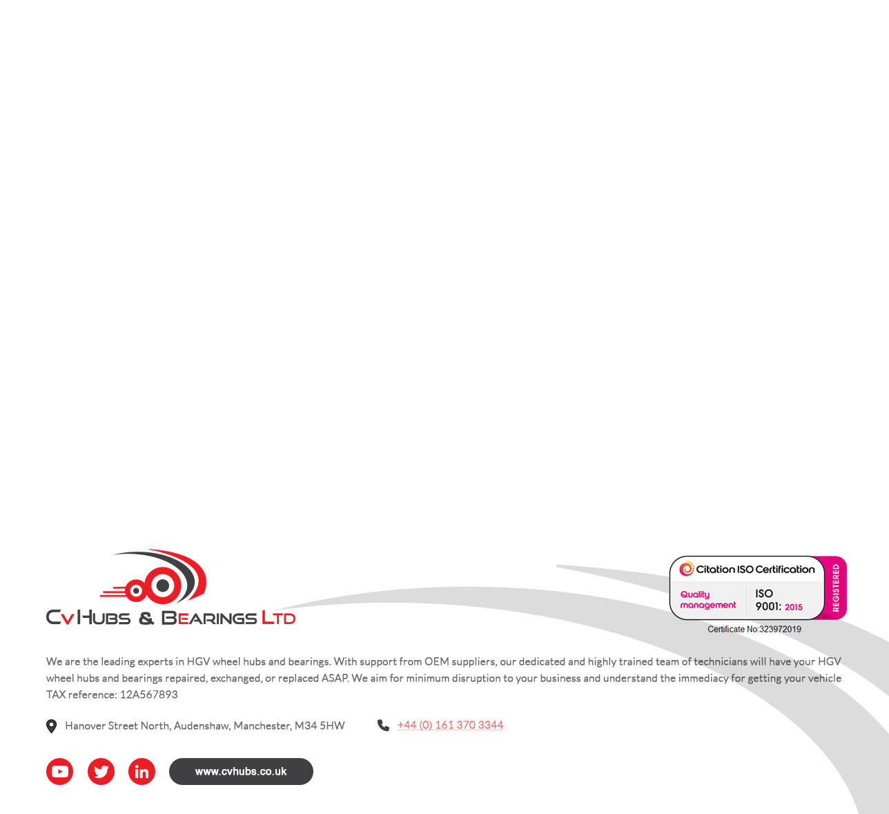 Stationery Design by WNP for CV Hubs & Bearings Ltd | Design #30617916
