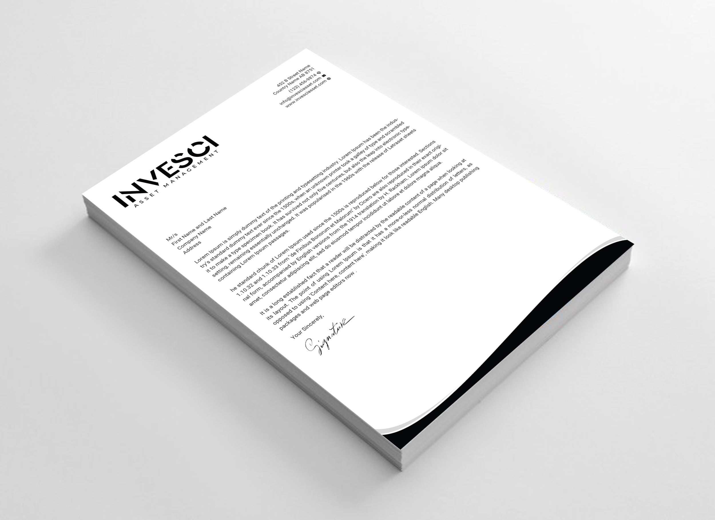 Letterhead Design by Uttom 2 for this project | Design #30559783