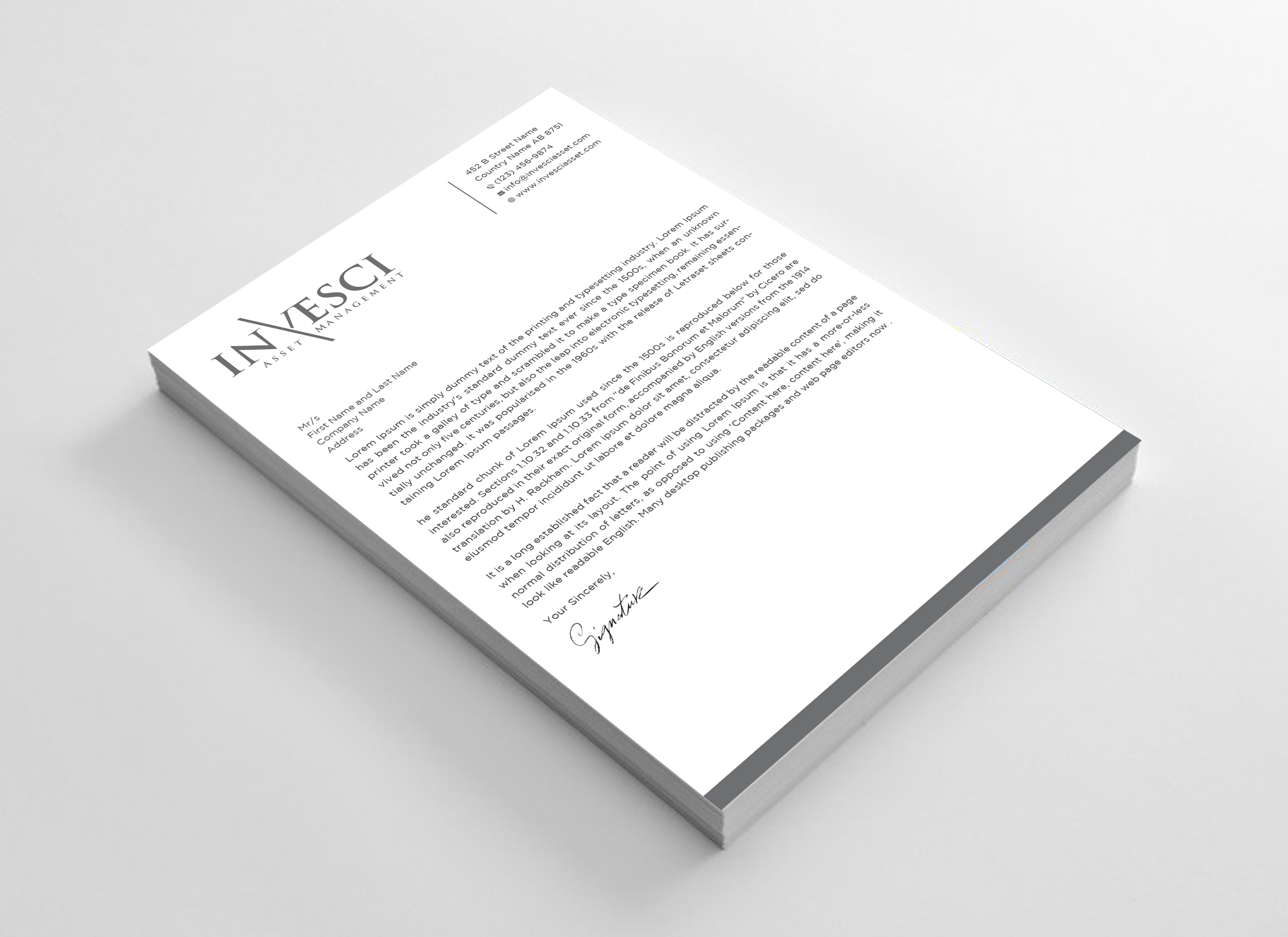 Letterhead Design by Uttom 2 for this project | Design #30560319