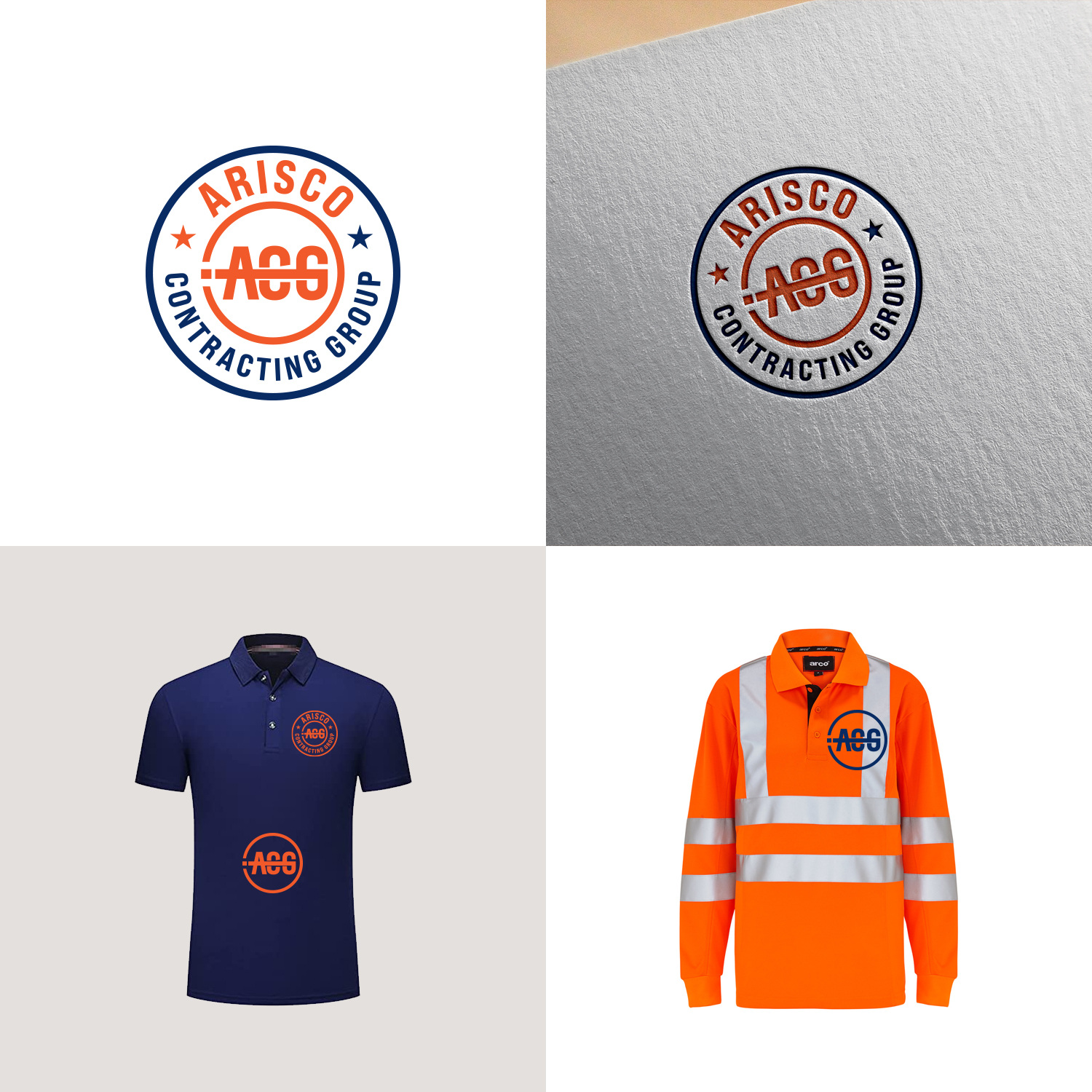 Logo Design by Maxo-Biz for Arisco Contracting Group | Design #30599362