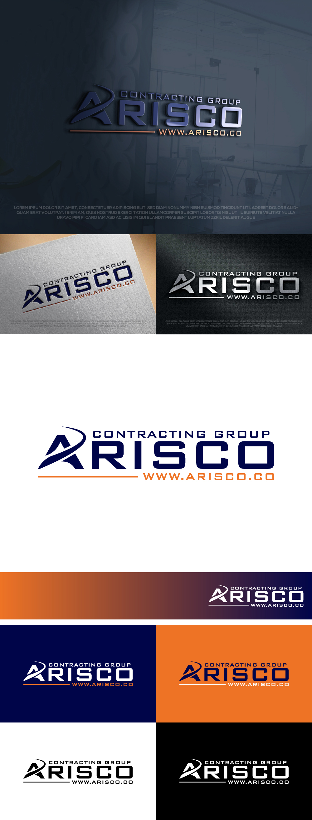 Logo-Design von Ayub Zafar für Arisco Contracting Group | Design #30587570