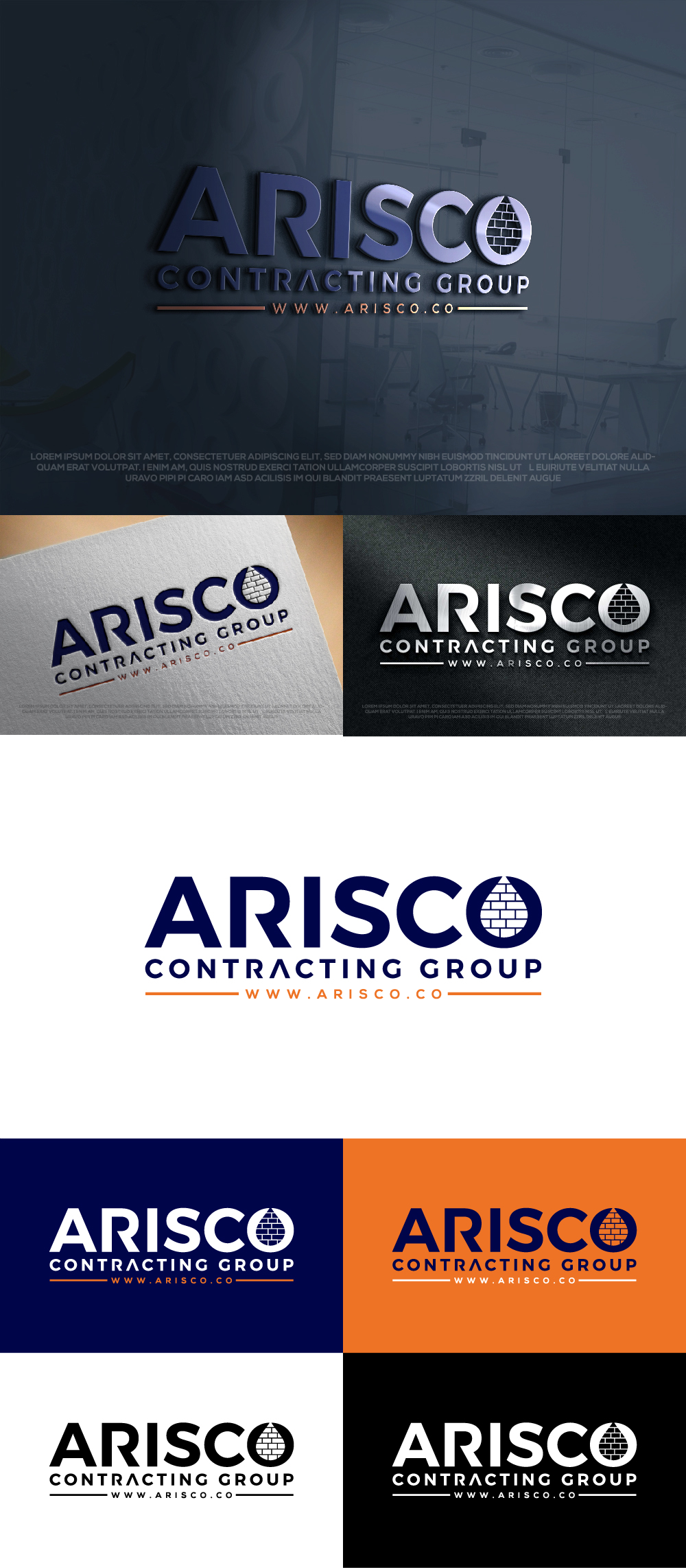 Logo Design by Ayub Zafar for Arisco Contracting Group | Design #30587572