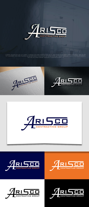 Logo Design by Ayub Zafar for Arisco Contracting Group | Design: #30593085