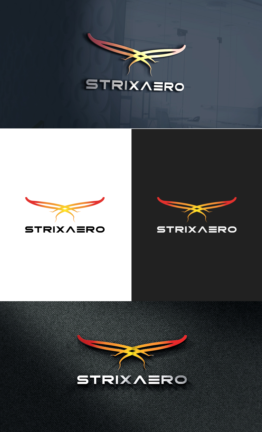 Logo Design by GLDesigns for Strix Aero | Design #30558364