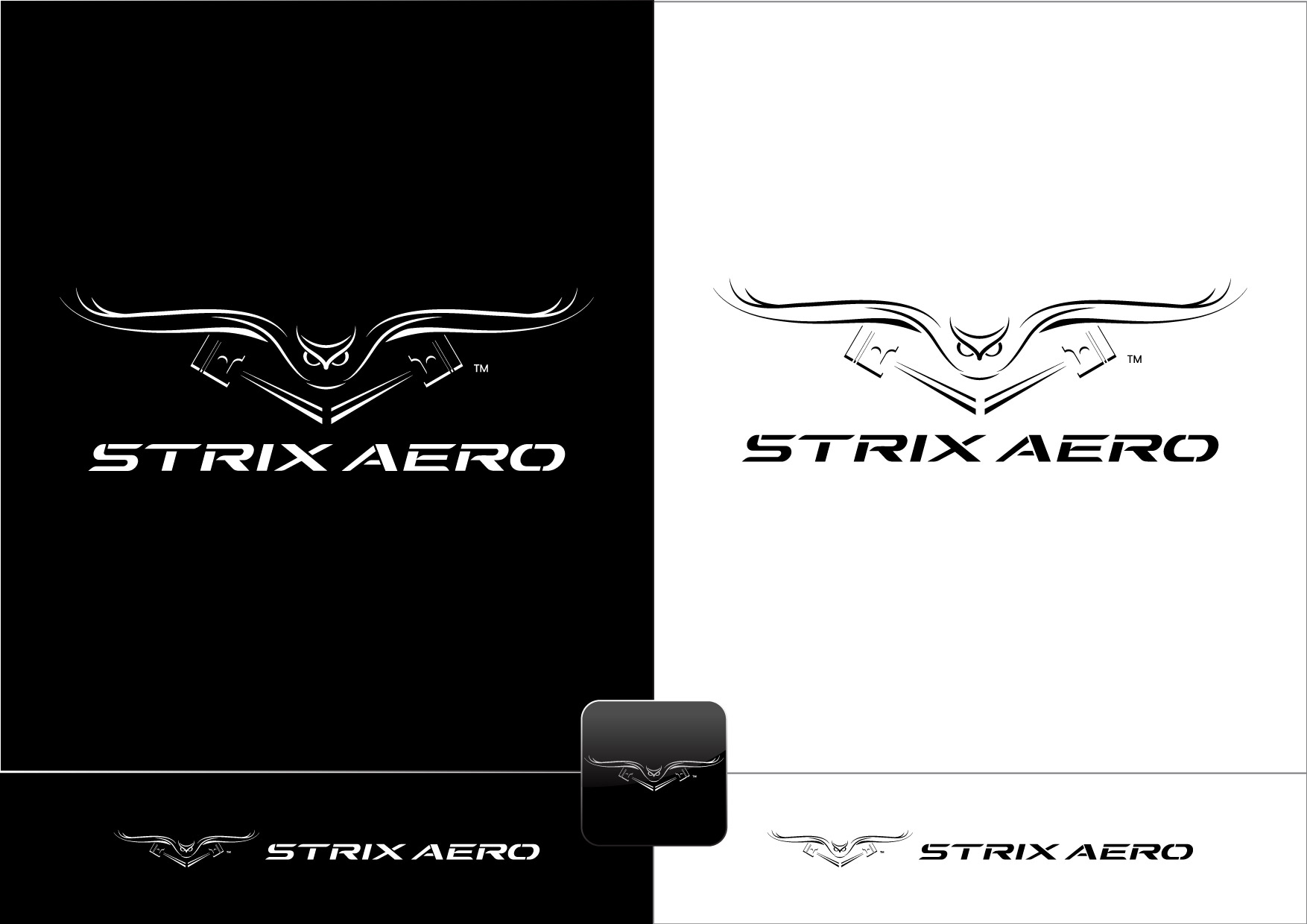 Logo Design by ~idiaz~ for Strix Aero | Design #30588862