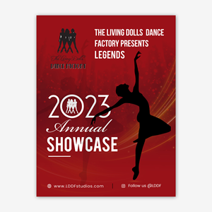 Diseño de Flyer por Design Motion para The Living Dolls Dance Factory | Diseño: #30560830