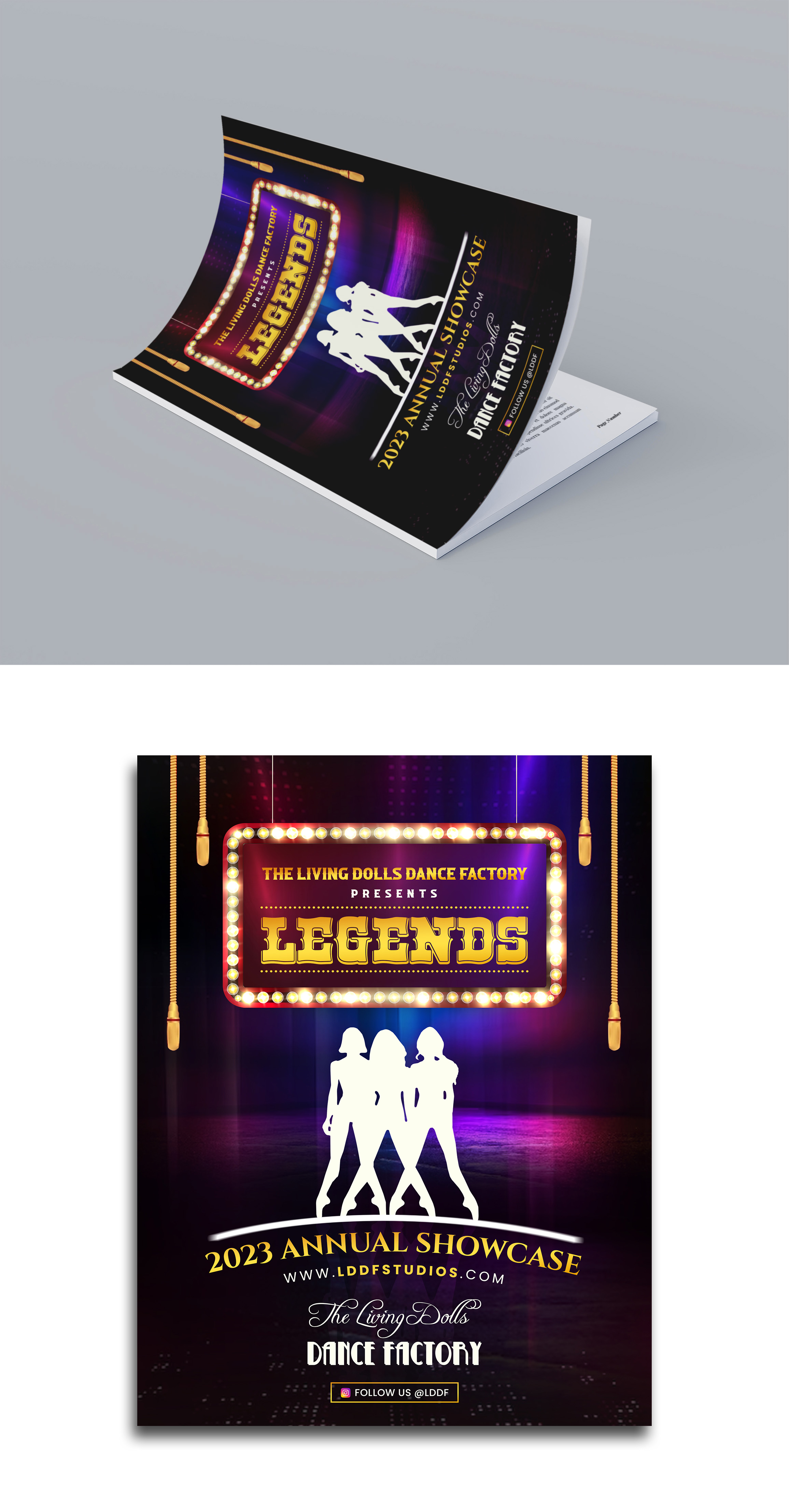 Design de Flyer par debdesign pour The Living Dolls Dance Factory | Design #30560963