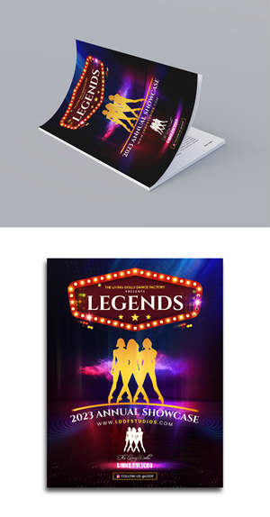 Diseño de Flyer por debdesign para The Living Dolls Dance Factory | Diseño: #30560964