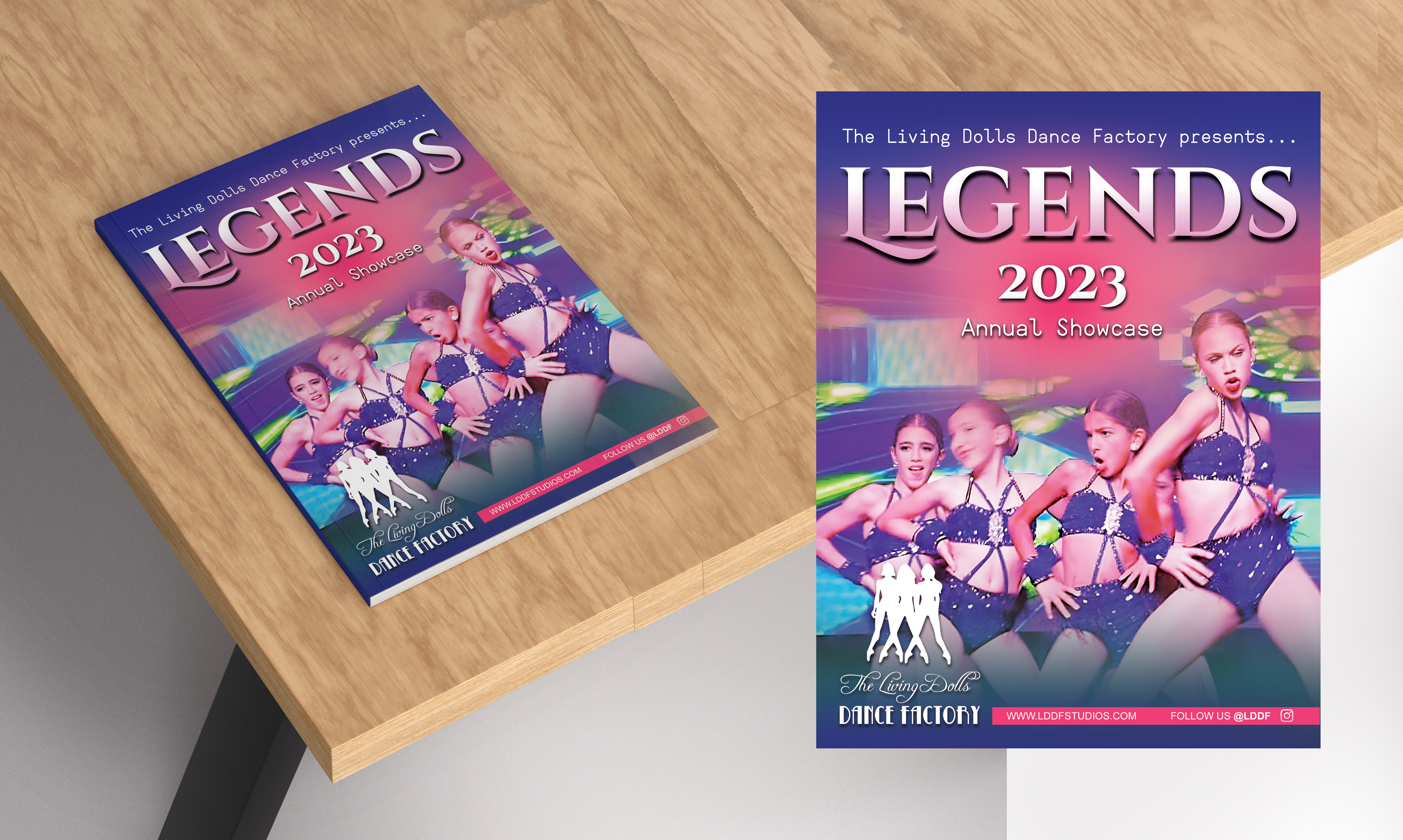 Design de Flyer par saurov pour The Living Dolls Dance Factory | Design #30571109