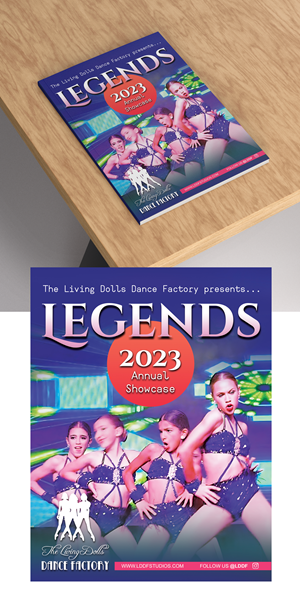 Flyer Design by saurov for The Living Dolls Dance Factory | Design: #30576921