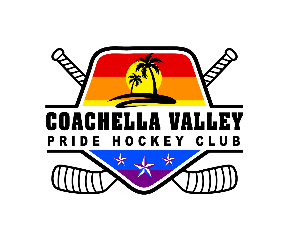 Logo Design by Paint-Tools for Coachella Valley LGBT Hockey Association | Design #30567307
