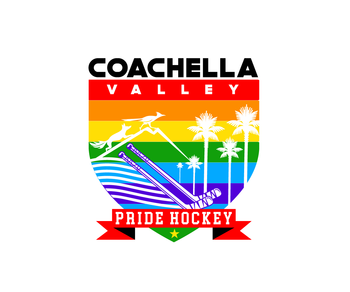 Logo Design by Paint-Tools for Coachella Valley LGBT Hockey Association | Design #30587142