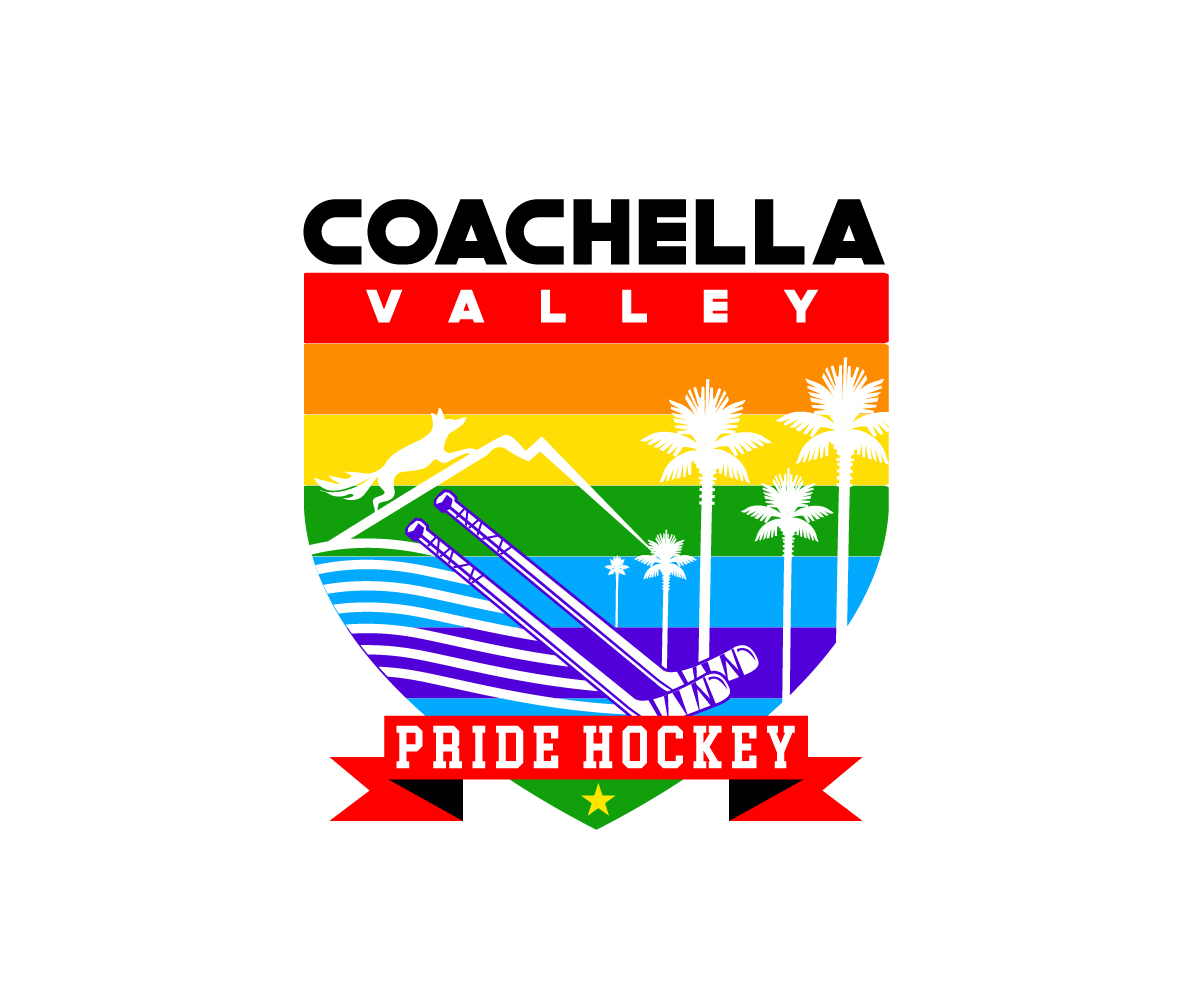 Logo Design by Paint-Tools for Coachella Valley LGBT Hockey Association | Design #30587144