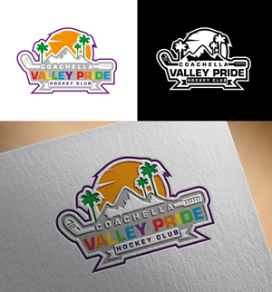 Logo Design by RA-bica for Coachella Valley LGBT Hockey Association | Design: #30592188
