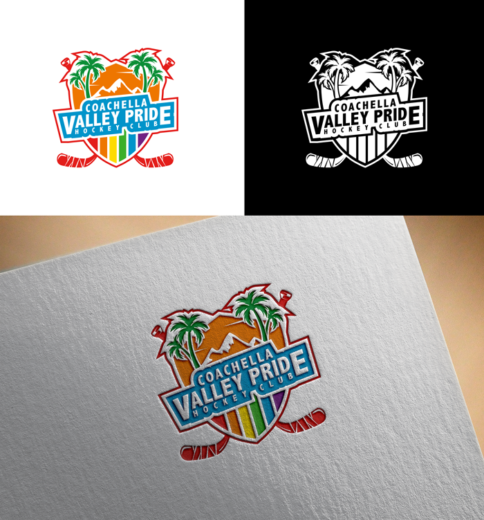 Logo-Design von RA-bica für Coachella Valley LGBT Hockey Association | Design #30592189