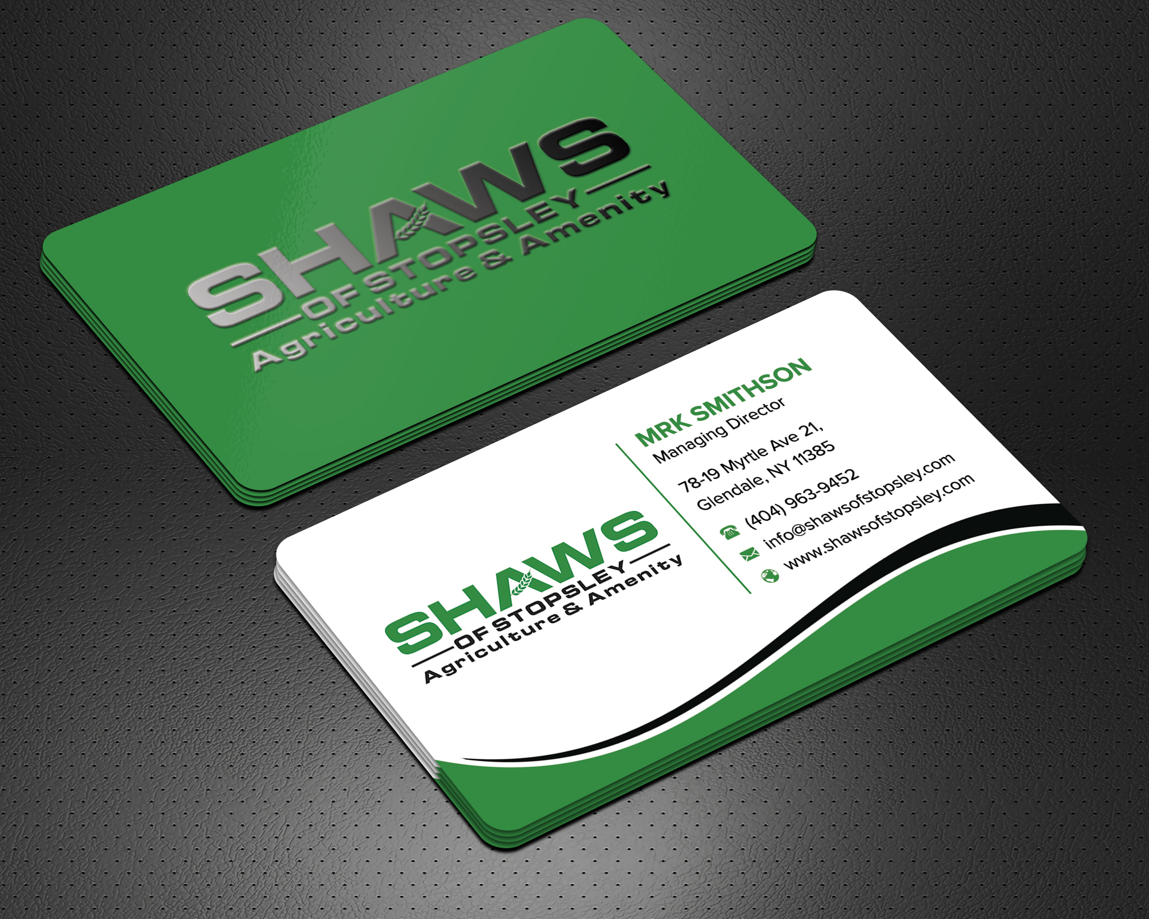 Business Card Design by sadikul islam for Shaws of Stopsley | Design #30570811