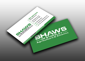 Visitenkarten-Design von sadikul islam für Shaws of Stopsley | Design: #30573181
