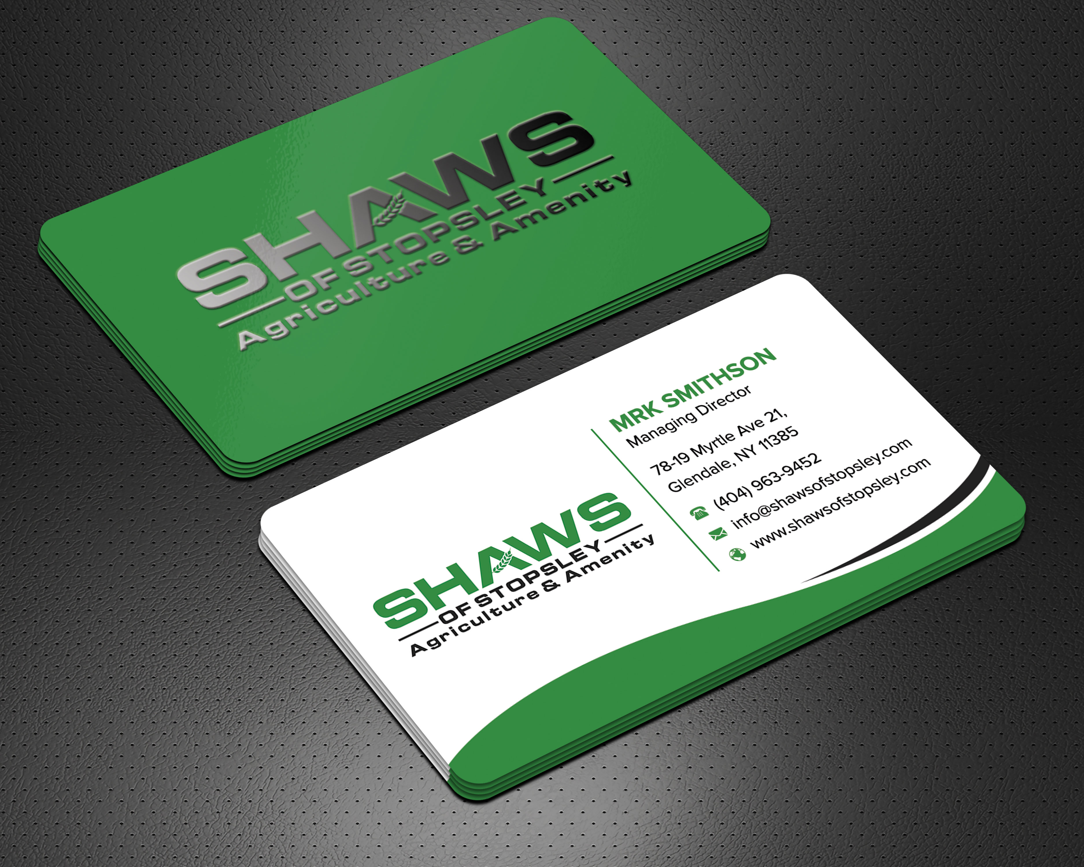 Business Card Design by sadikul islam for Shaws of Stopsley | Design #30573183