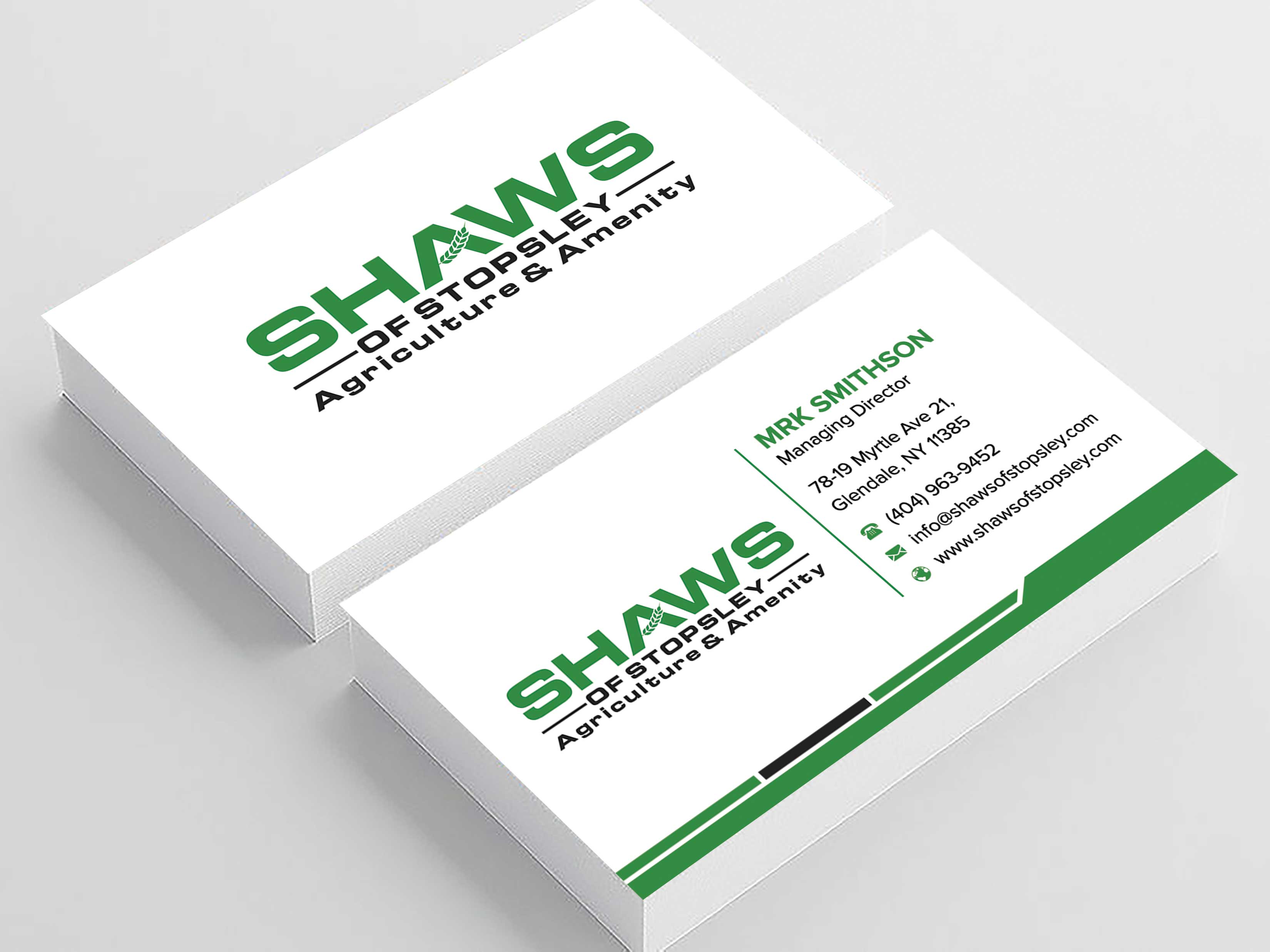 Business Card Design by sadikul islam for Shaws of Stopsley | Design #30573190