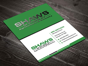 Visitenkarten-Design von sadikul islam für Shaws of Stopsley | Design: #30573191