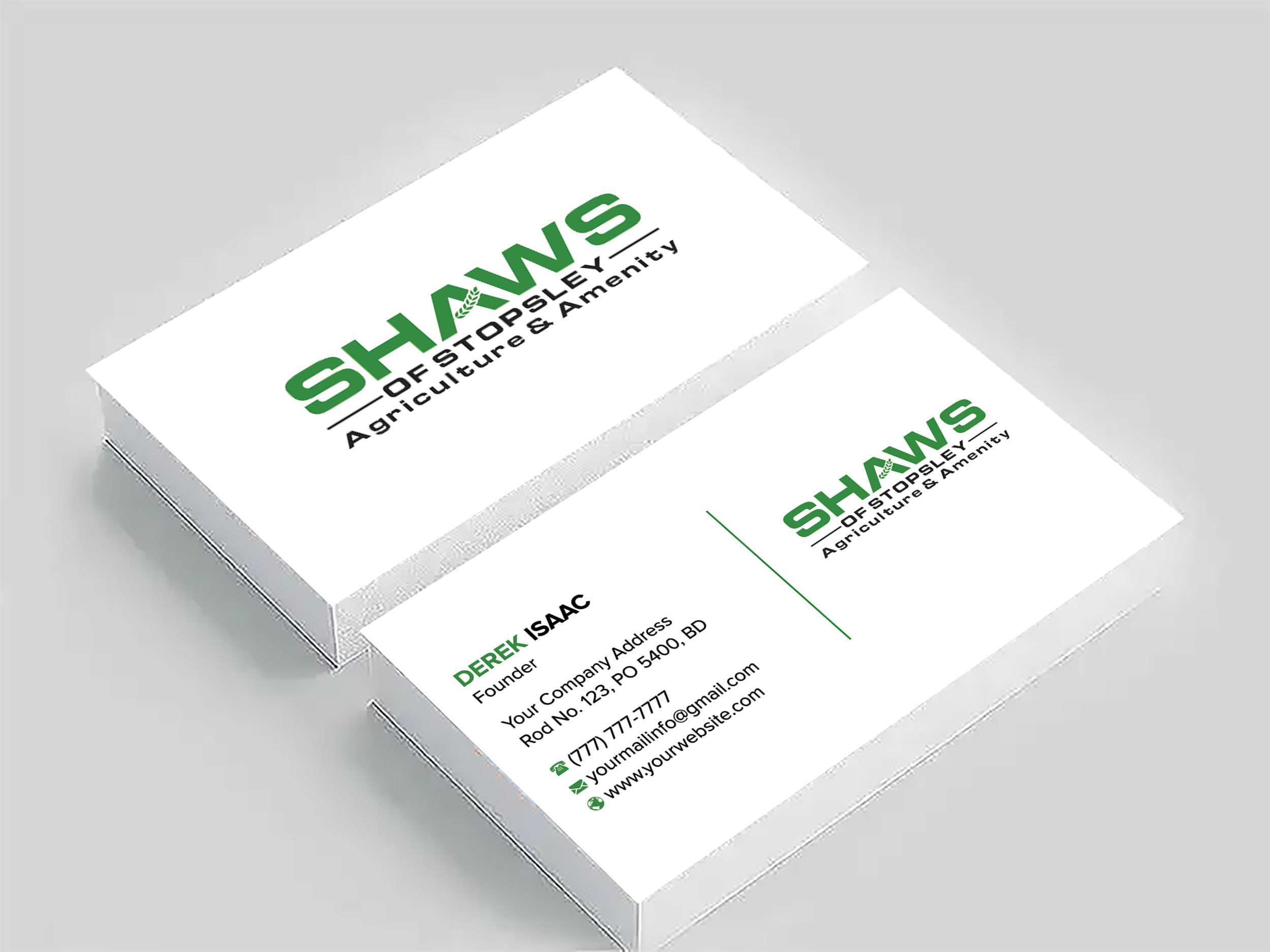 Design de Carte de Visite par Shuvo094 pour Shaws of Stopsley | Design #30581419