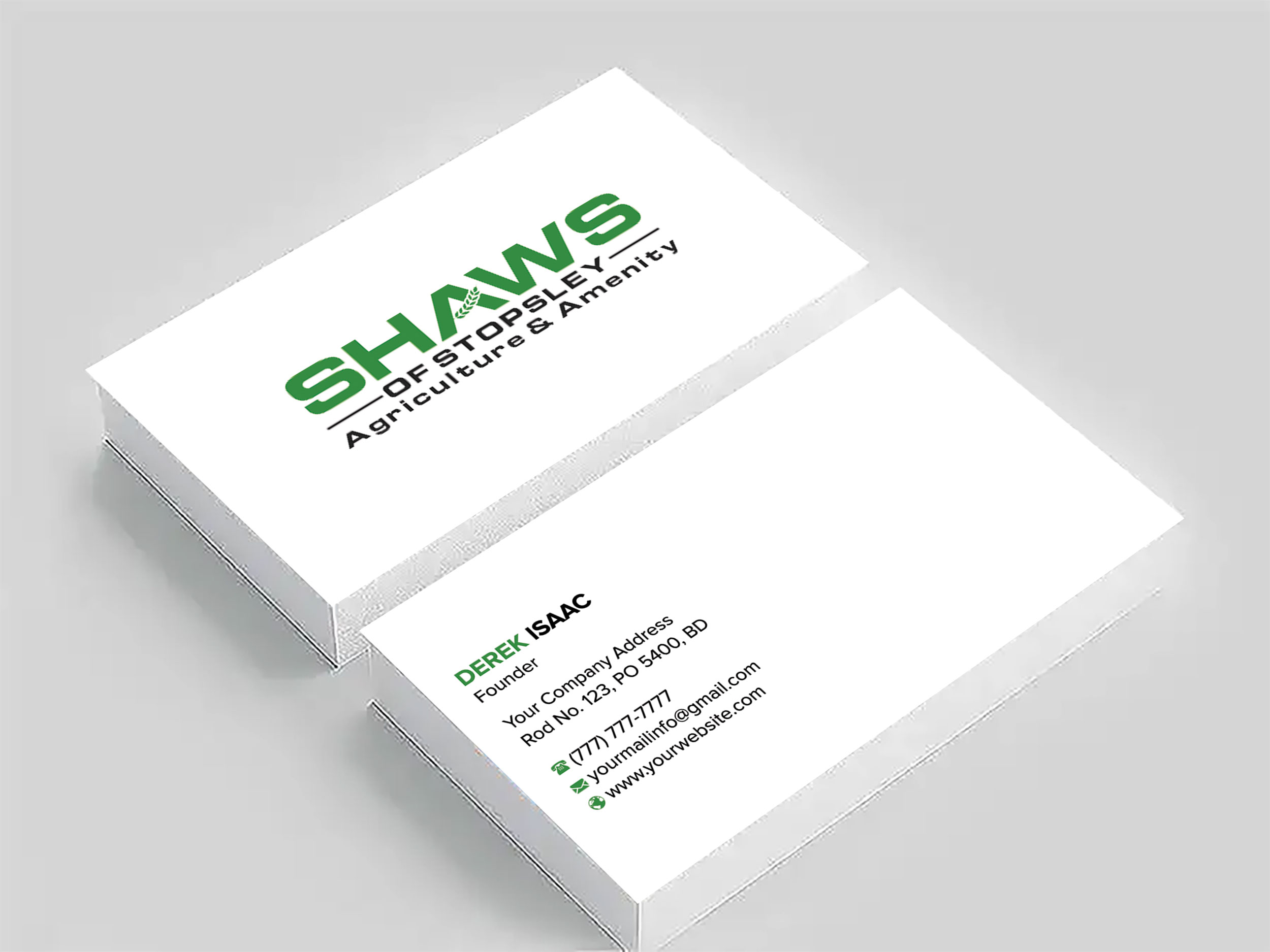 Business Card Design by Shuvo094 for Shaws of Stopsley | Design #30581423