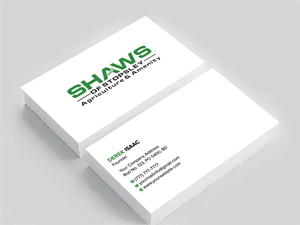 Business Card Design by Shuvo094 for Shaws of Stopsley | Design: #30581423