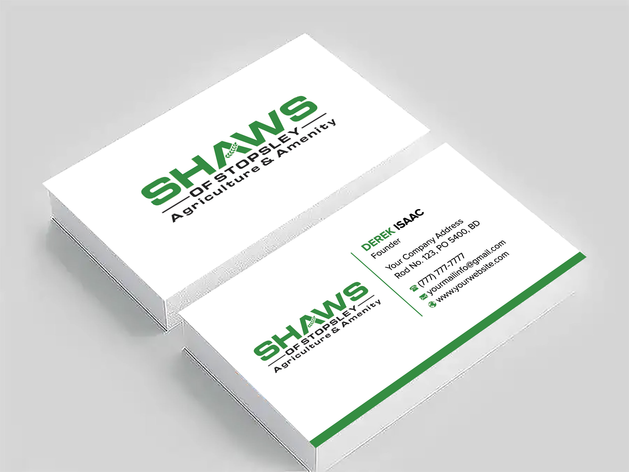 Design de Carte de Visite par Shuvo094 pour Shaws of Stopsley | Design #30581427