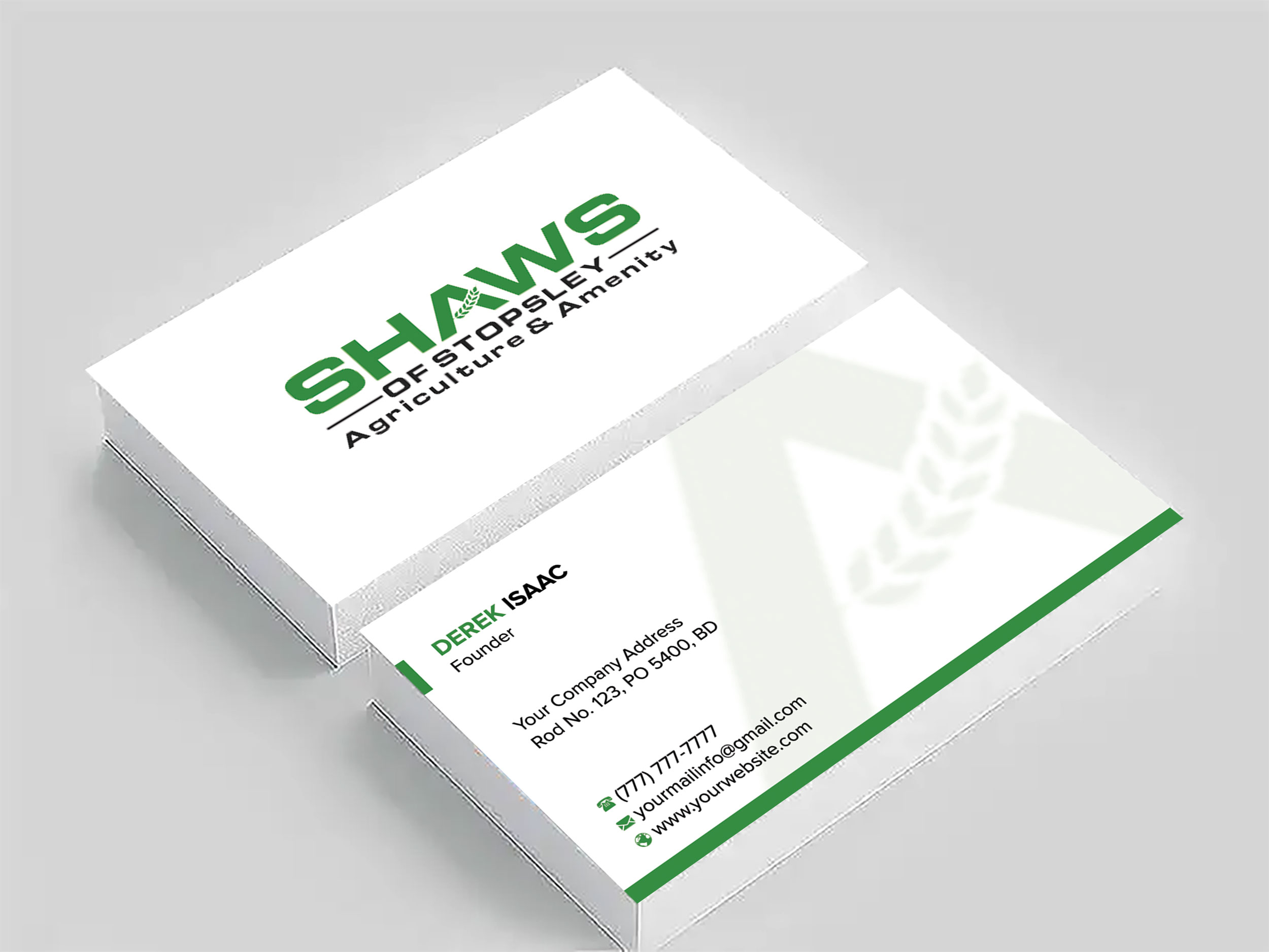 Business Card Design by Shuvo094 for Shaws of Stopsley | Design #30581432