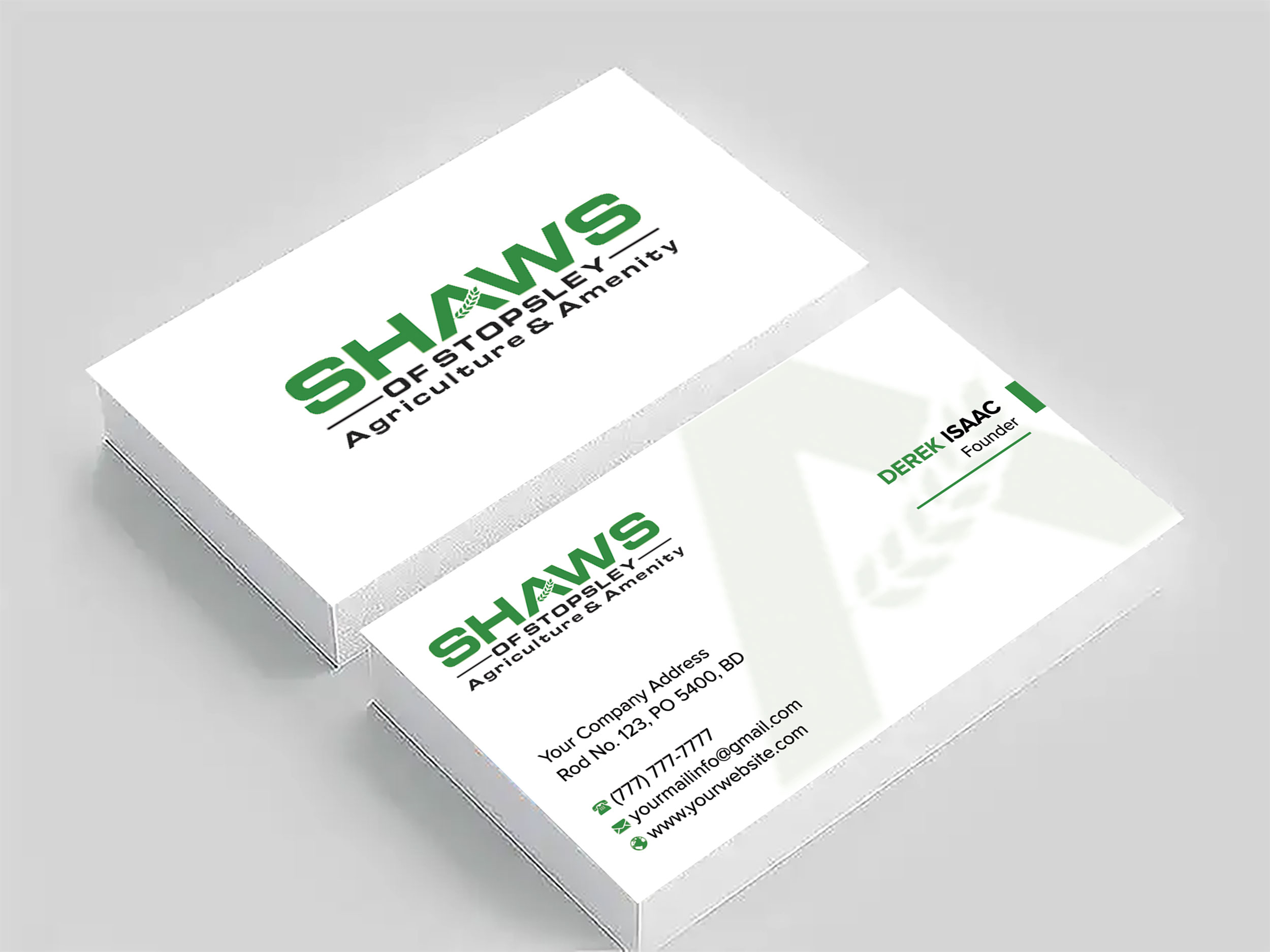 Business Card Design by Shuvo094 for Shaws of Stopsley | Design #30581440