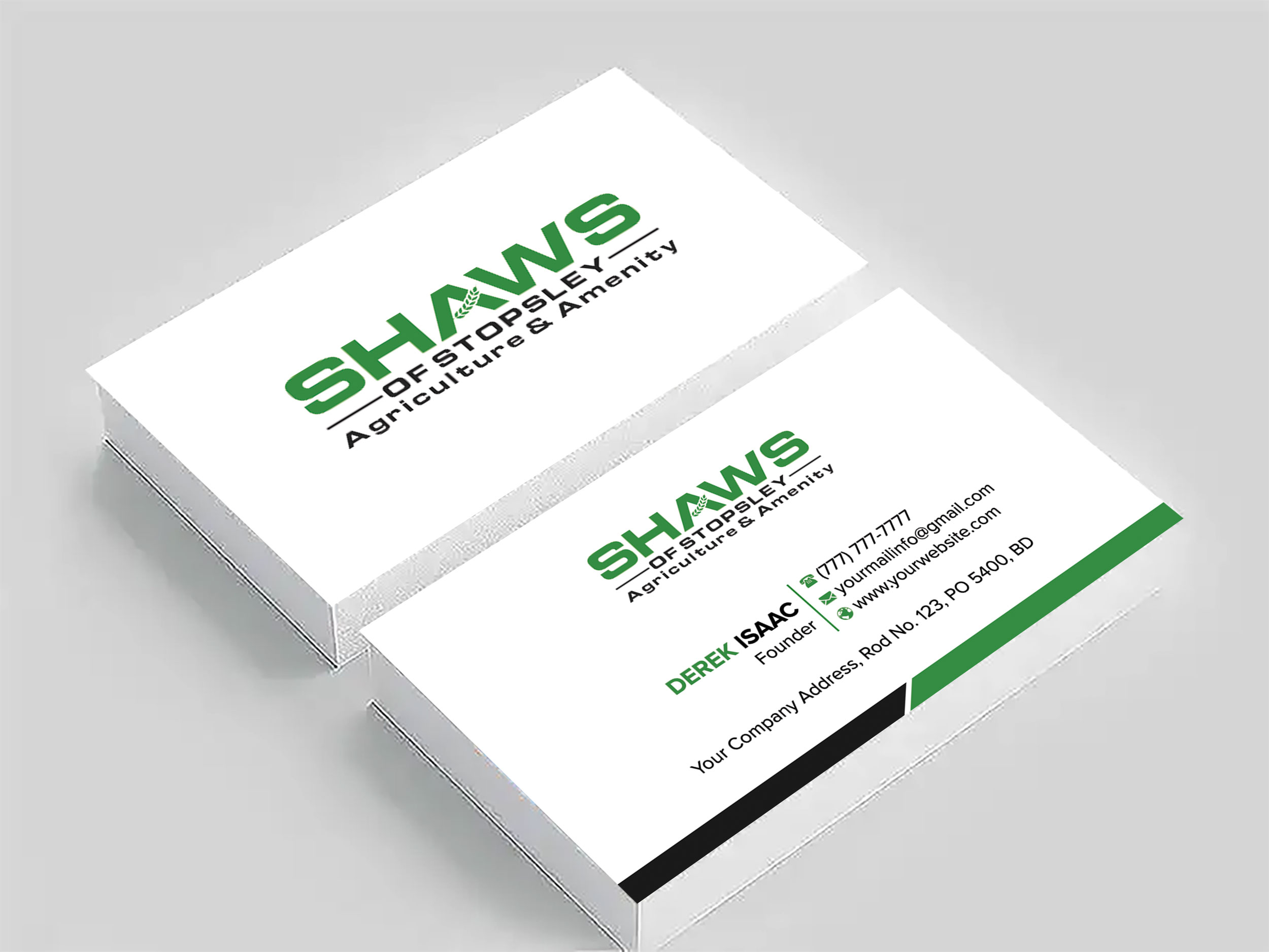 Business Card Design by Shuvo094 for Shaws of Stopsley | Design #30581453