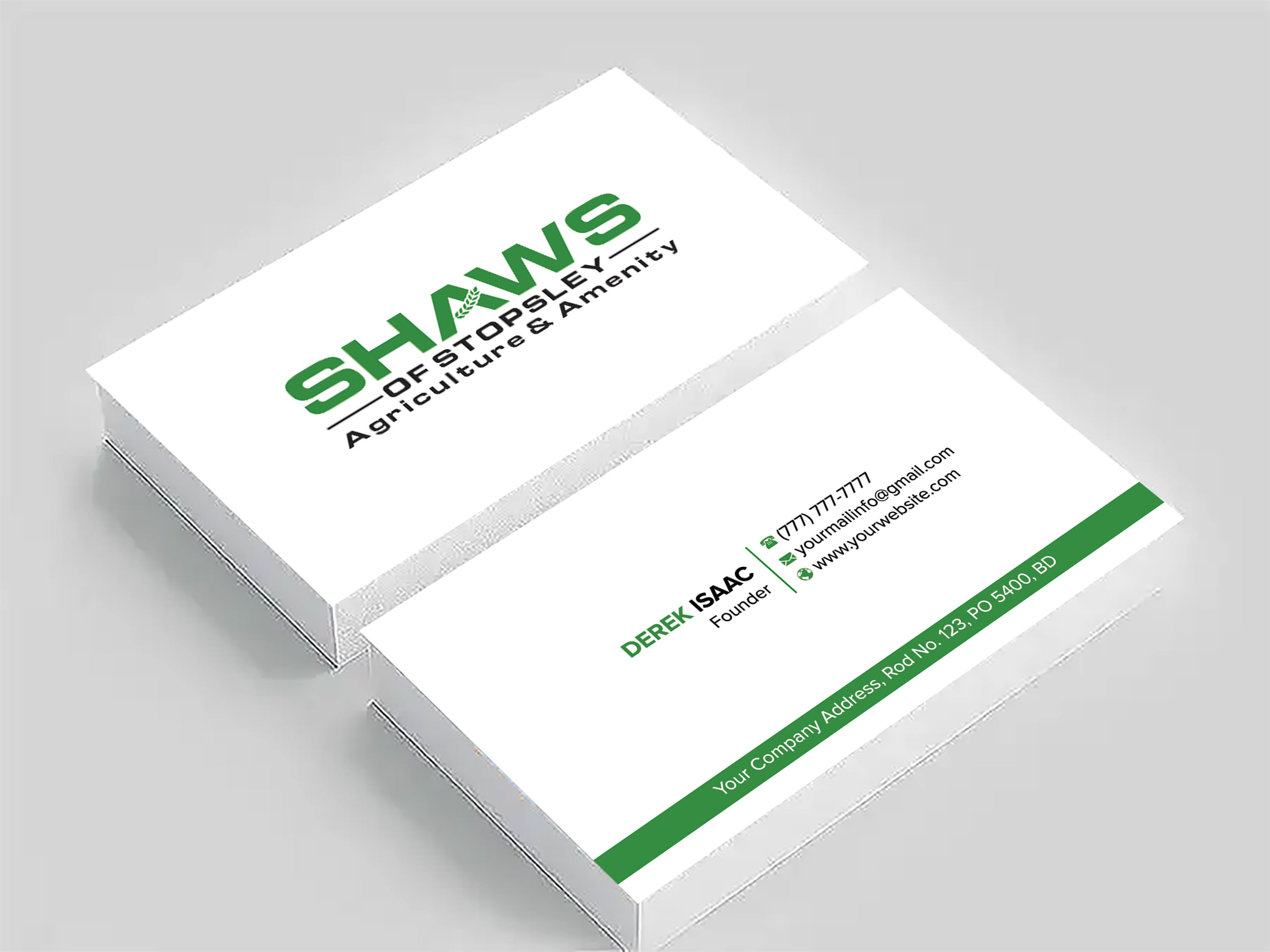Business Card Design by Shuvo094 for Shaws of Stopsley | Design #30581455