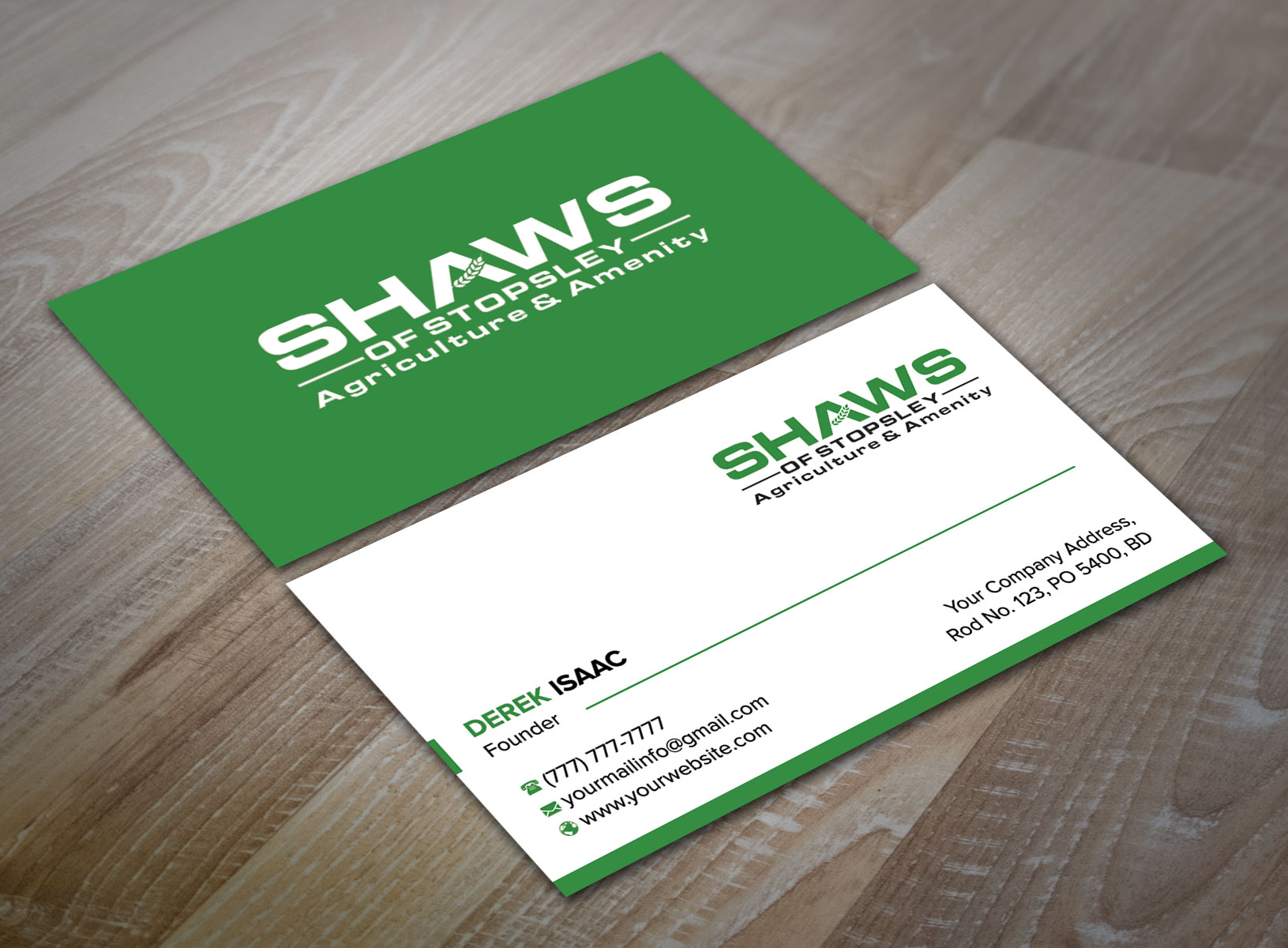 Business Card Design by Shuvo094 for Shaws of Stopsley | Design #30581473