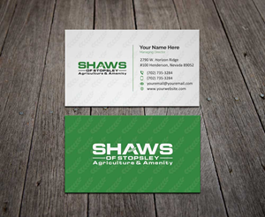Visitenkarten-Design von VirtueDesignPro für Shaws of Stopsley | Design: #30572140