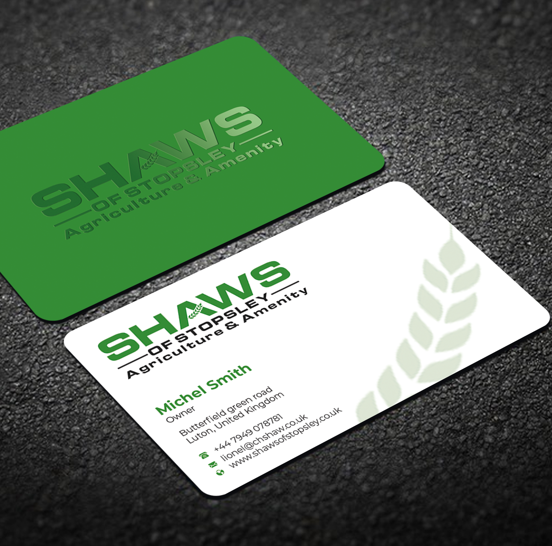 Diseño de Tarjeta de Presentación por Graphixpointt para Shaws of Stopsley | Diseño #30579605