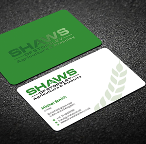 Business Card Design by Graphixpointt for Shaws of Stopsley | Design: #30579605