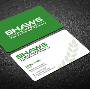 Business Card Design by Graphixpointt for Shaws of Stopsley | Design: #30579606