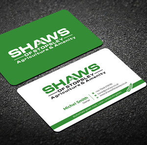 Business Card Design by Graphixpointt for Shaws of Stopsley | Design: #30579607