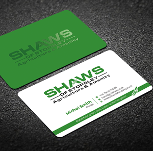 Business Card Design by Graphixpointt for Shaws of Stopsley | Design: #30579608